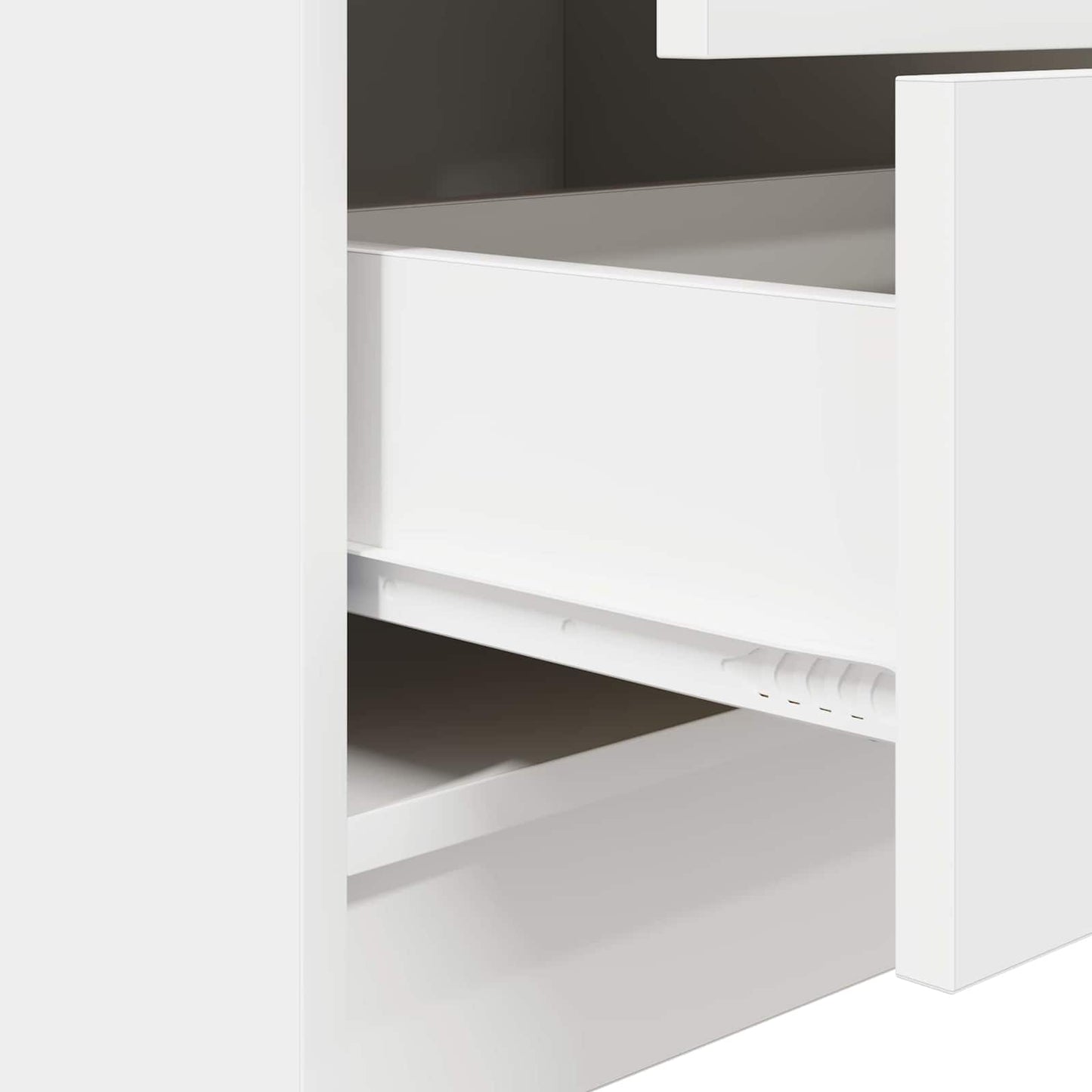 Skrivebord med skuff 2 pcs Hvit