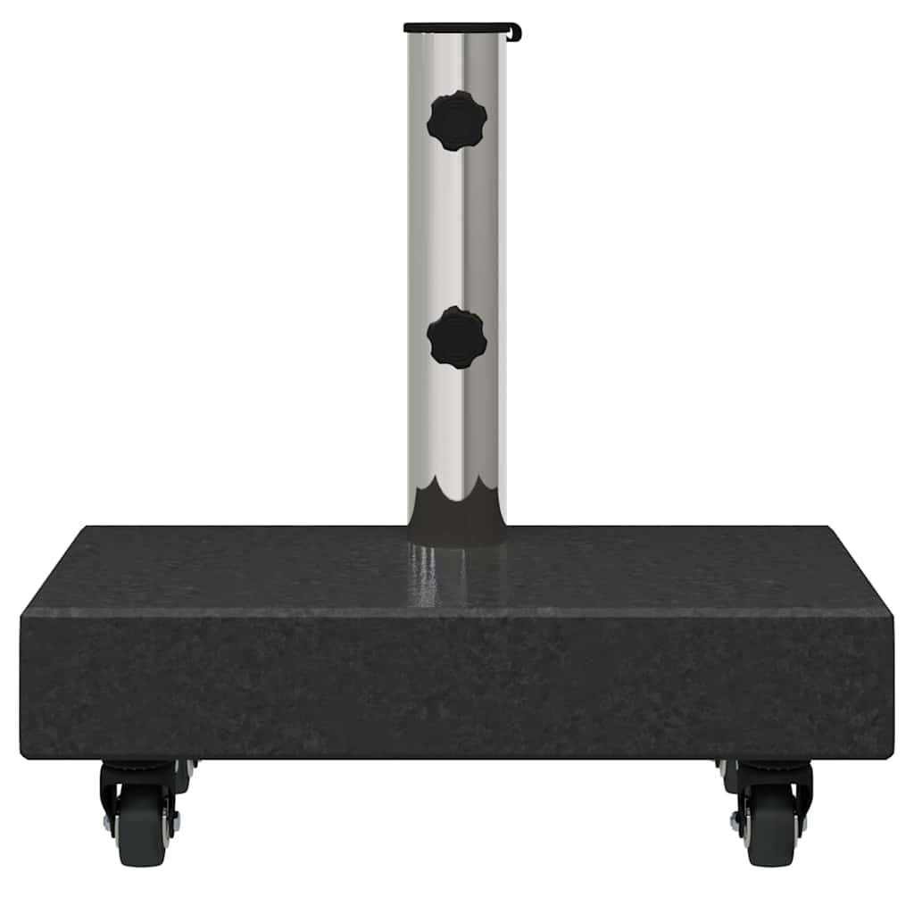 Parasollfot Svart 45 x 25 x 45 cm Granitt