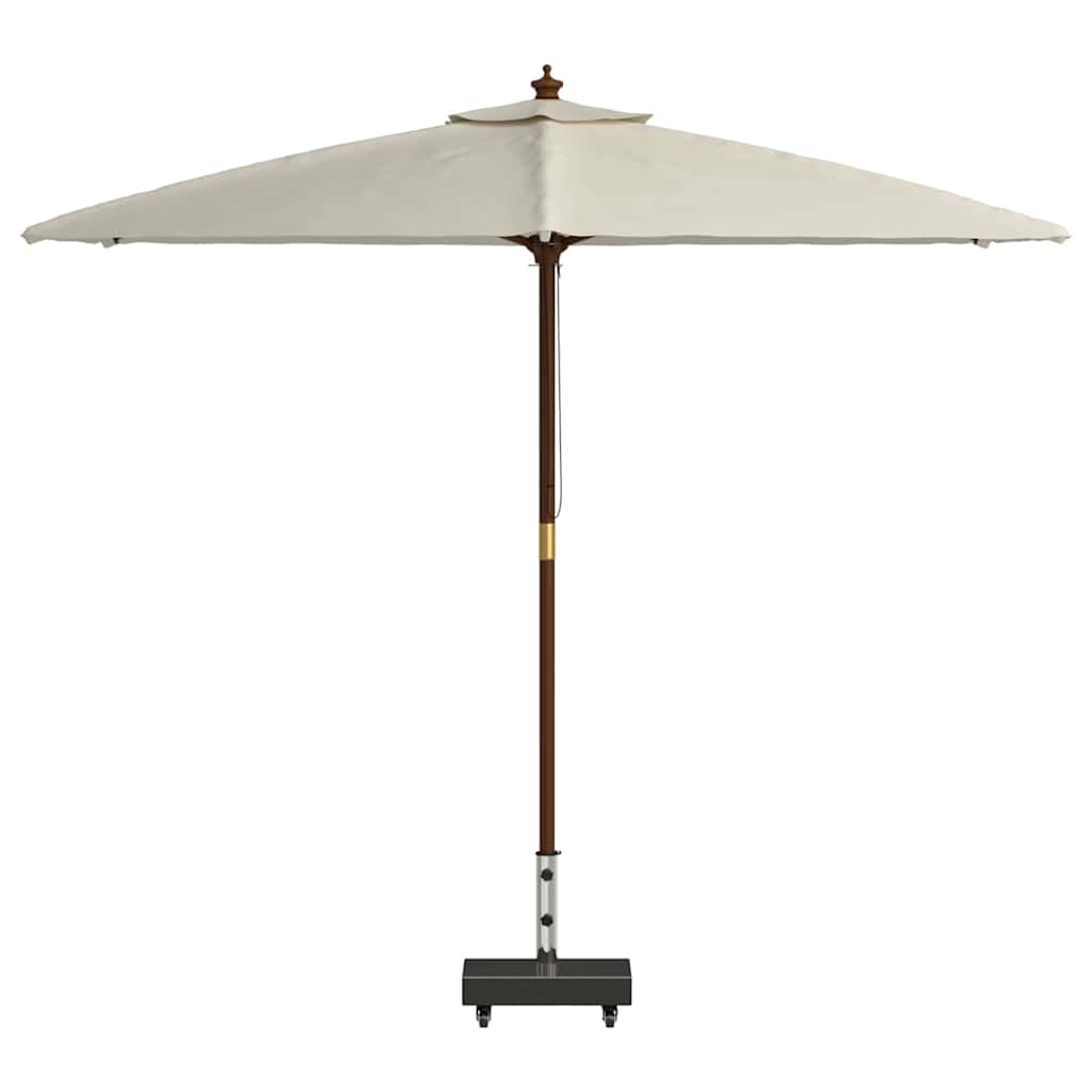 Parasollfot Svart 45 x 25 x 45 cm Granitt