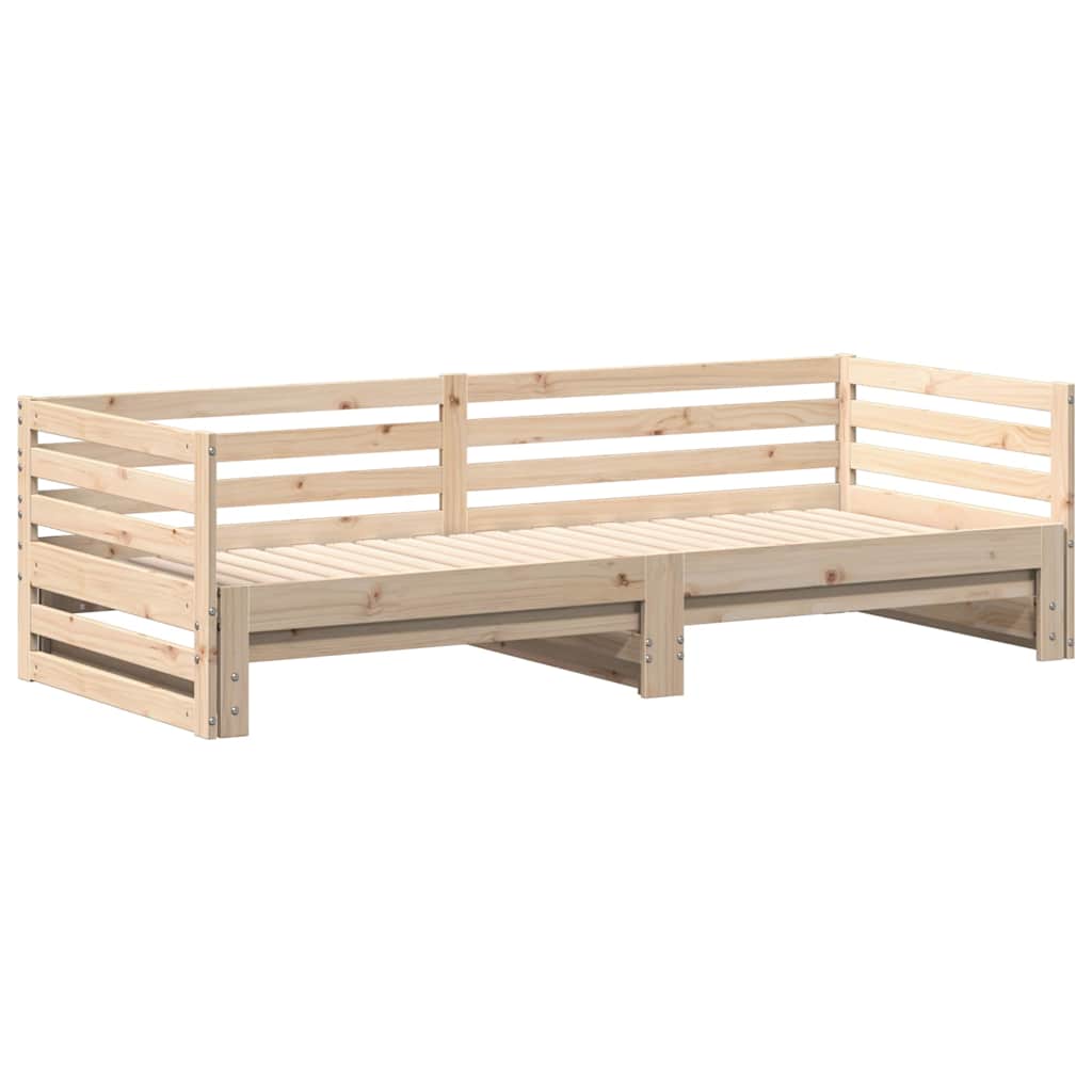Dagseng med uttrekksseng uten madrass 80x200 cm