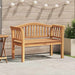 benk Brun 120 x 53,5 x 85 cm Massivt teaktre