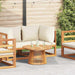Sidetabell Brun 70 x 70 x 40 cm Massivt Teaktre