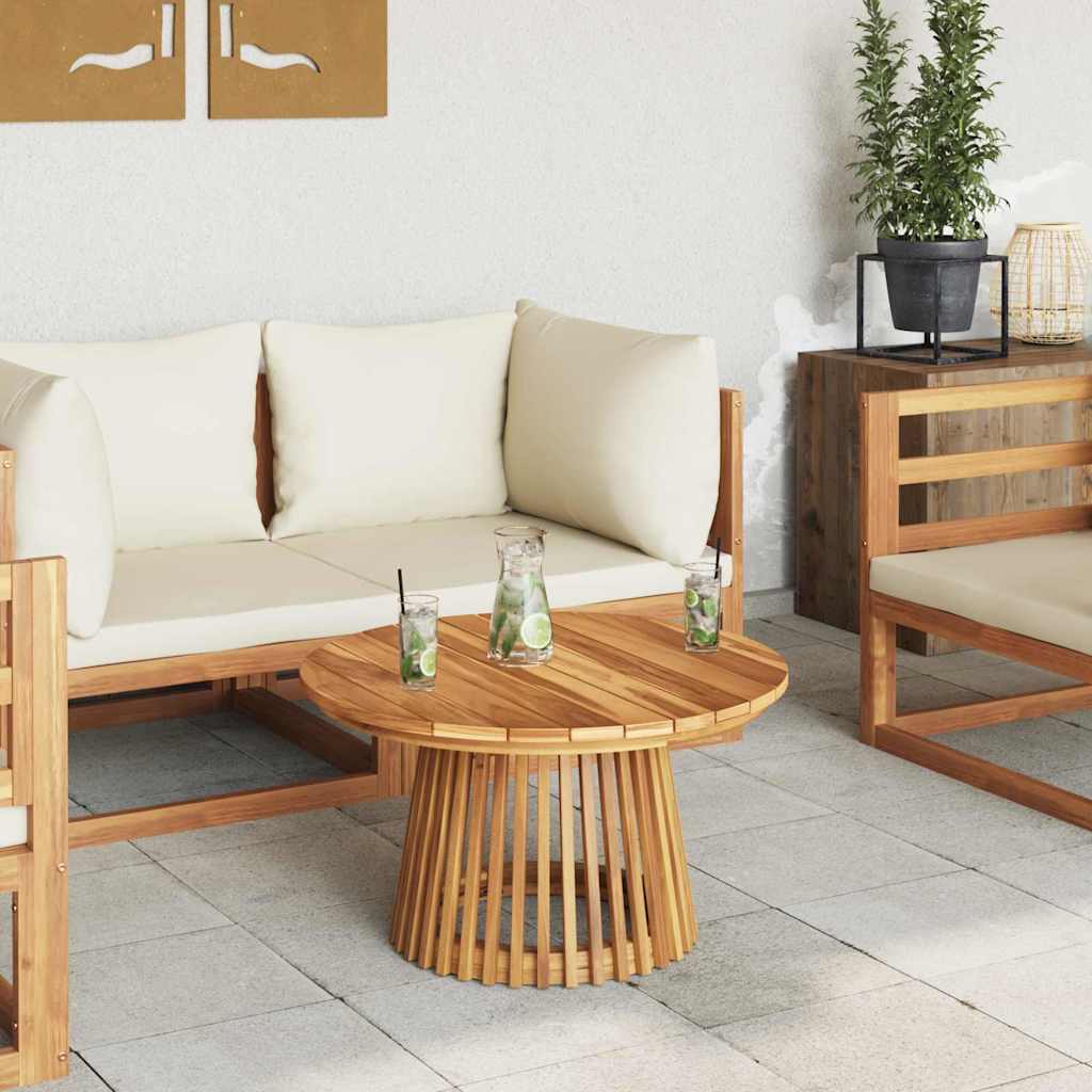 Sidetabell Brun 70 x 70 x 40 cm Massivt Teaktre