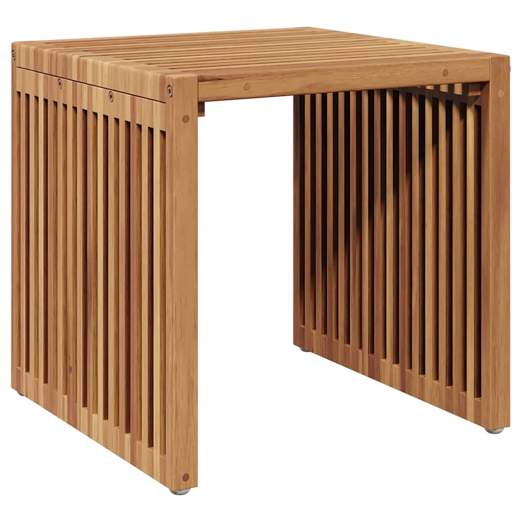 Hagesidebord Brun 45 x 42,5 x 45 cm Massivt Teaktre