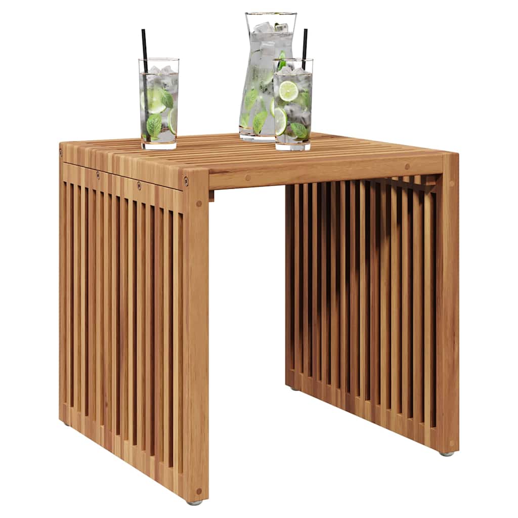 Hagesidebord Brun 45 x 42,5 x 45 cm Massivt Teaktre