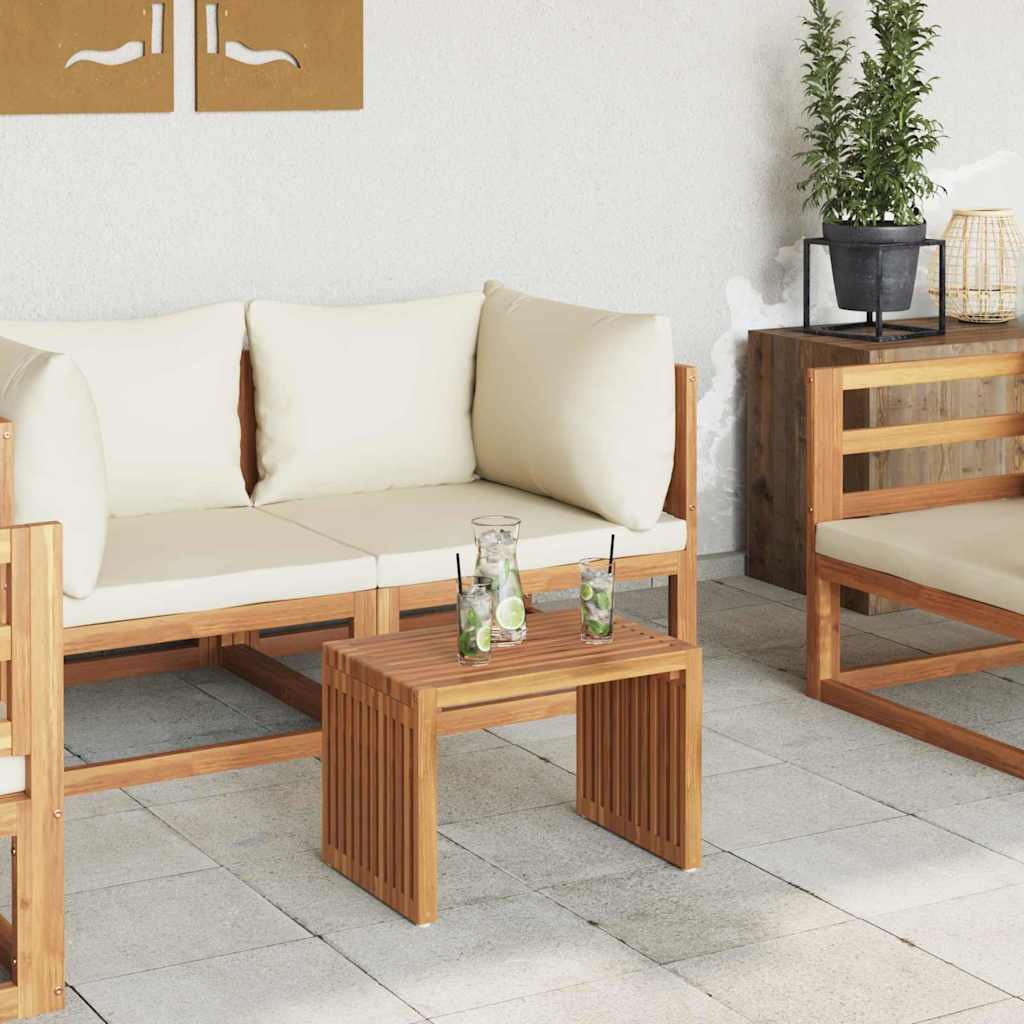Hagesidebord Brun 50 x 32,5 x 35 cm Massivt Teaktre