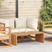 Hagesidebord Brun 110 x 55 x 35,5 cm Massivt Teaktre