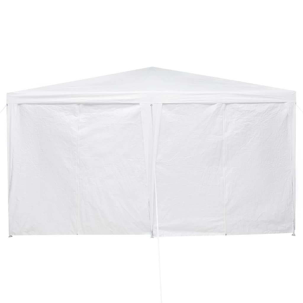 Partytelt Hvit 400 x 400 x 266 cm Polyester og stål
