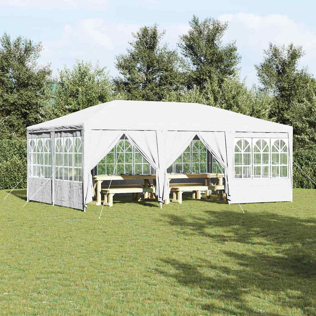 Partytelt Hvit 600 x 400 x 266 cm Polyethylen