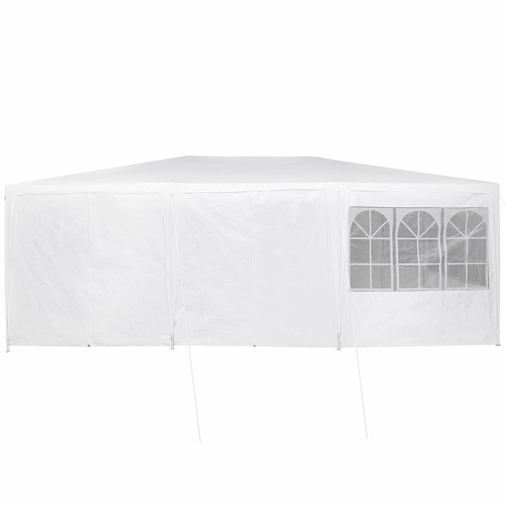 Partytelt Hvit 600 x 400 x 266 cm Polyester og stål