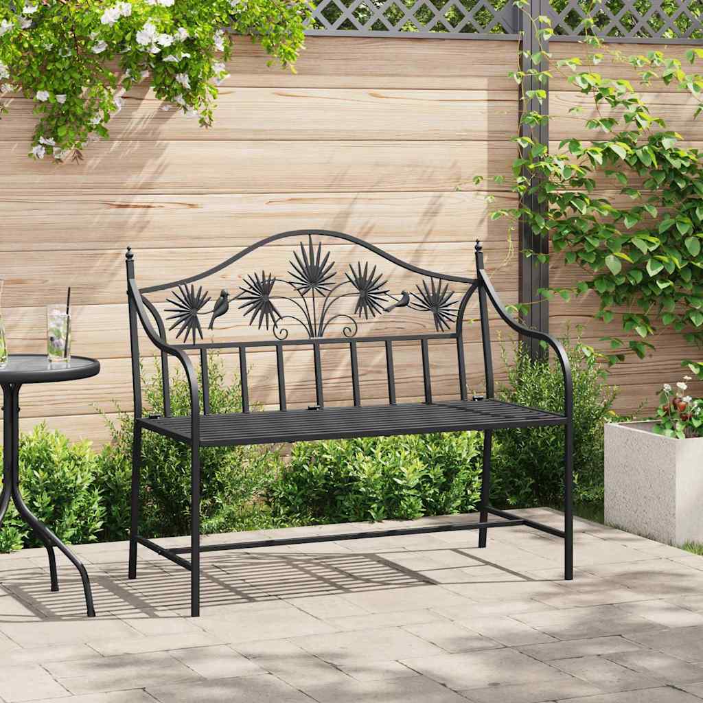 Hagebenk Svart 104 x 52,5 x 89 cm Stål