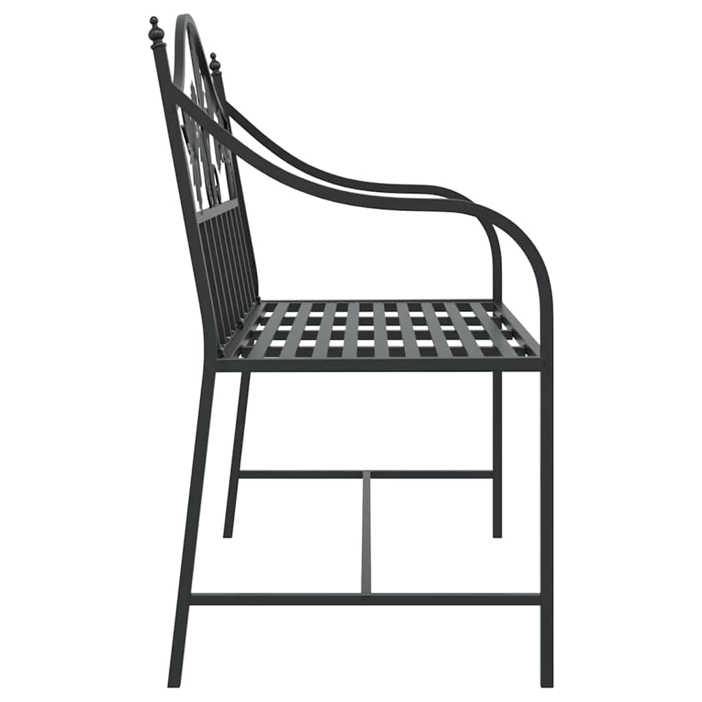 Hagebenk Svart 104 x 52,5 x 89 cm Stål