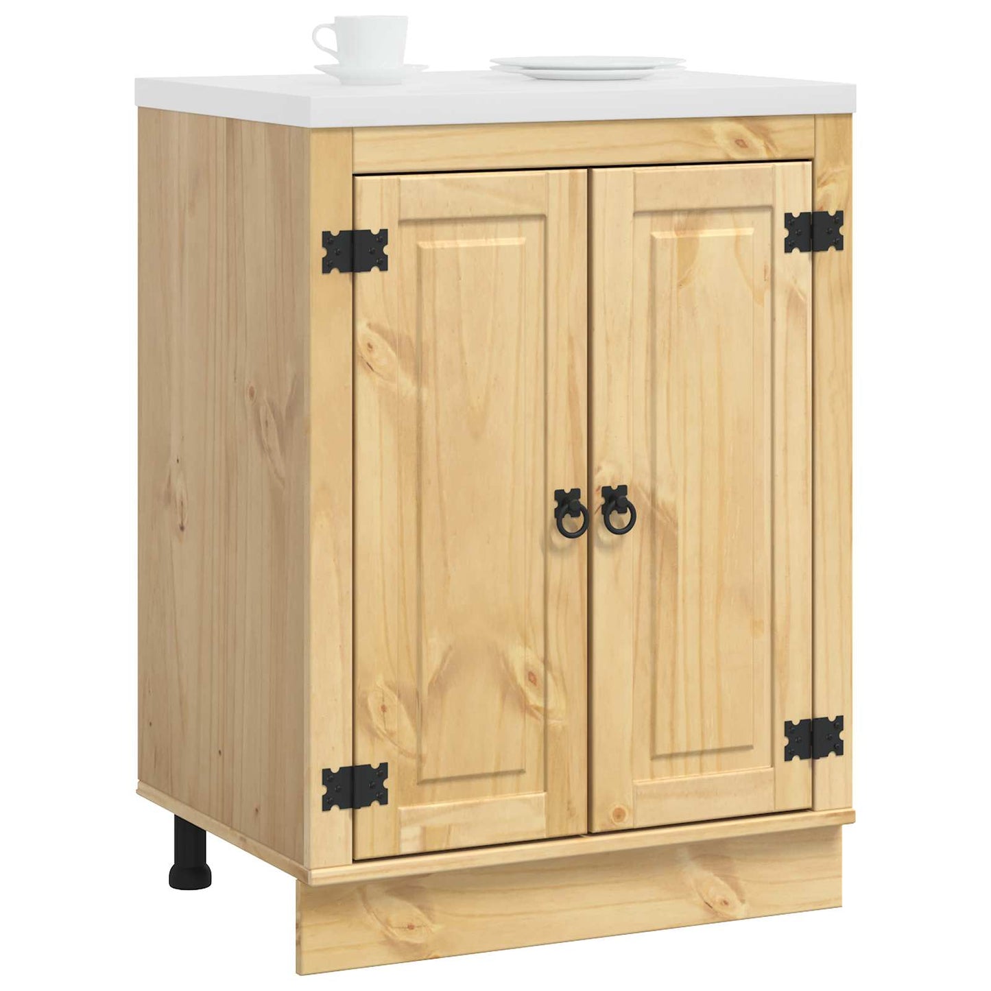 Kabinett SKI HonningBrun 60 x 46 x 81,5 cm Massiv furu