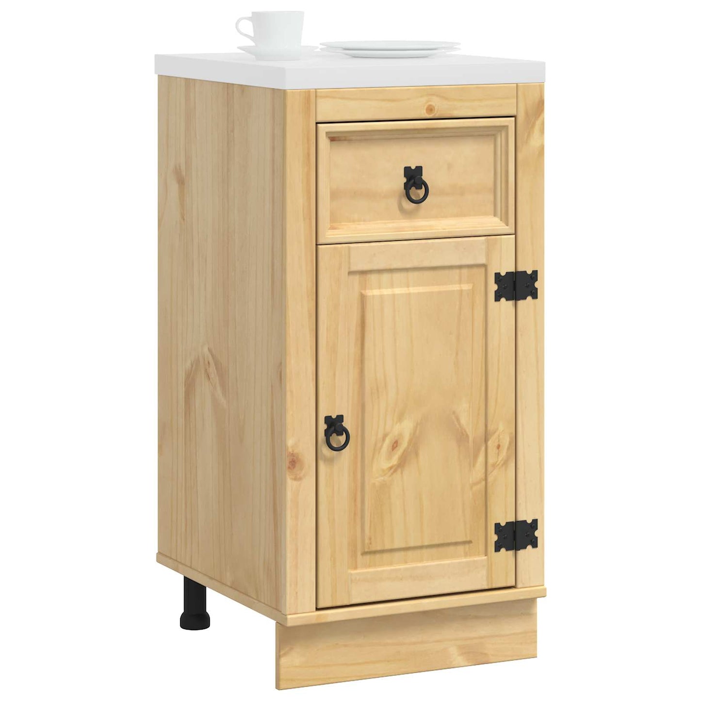 Kabinett SKI HonningBrun 40 x 46 x 81,5 cm Massiv furu