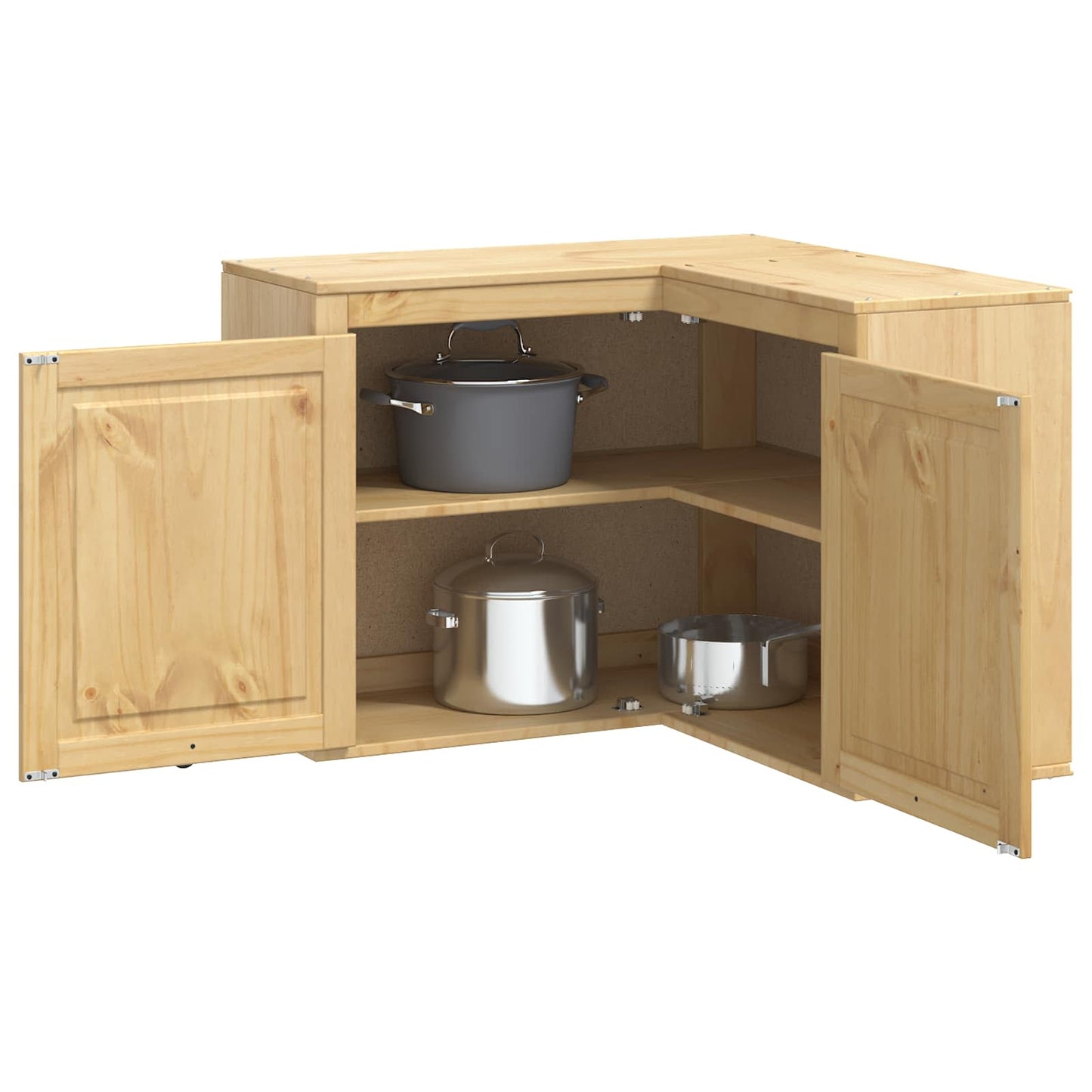 Kabinett SKI HonningBrun 80 x 80 x 60 cm Massiv furu