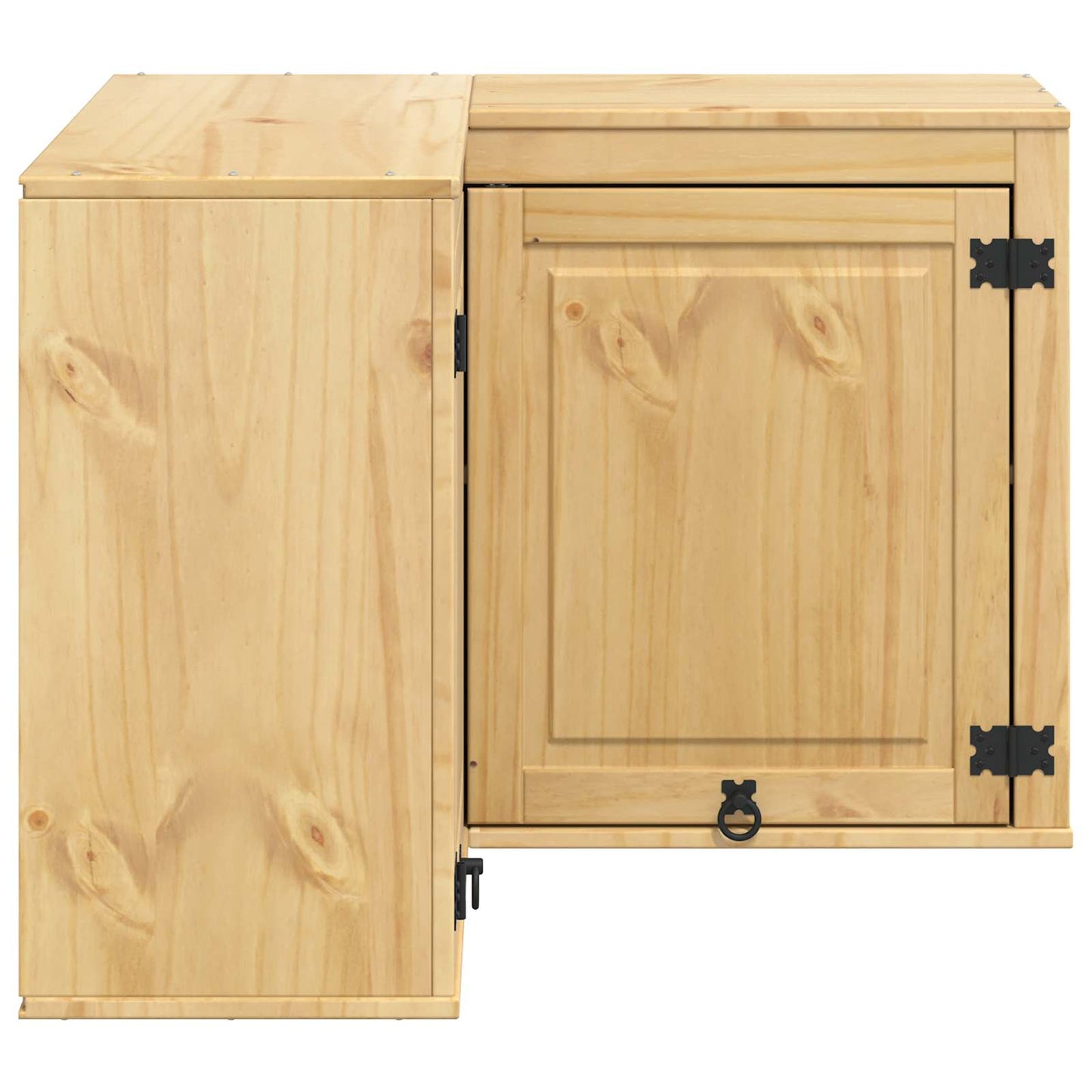 Kabinett SKI HonningBrun 80 x 80 x 60 cm Massiv furu