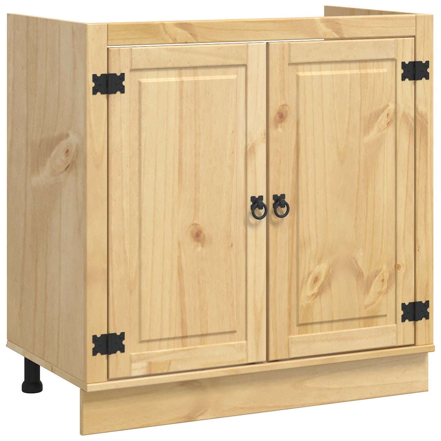 Kabinett SKI HonningBrun 80 x 46 x 81 cm Massiv furu