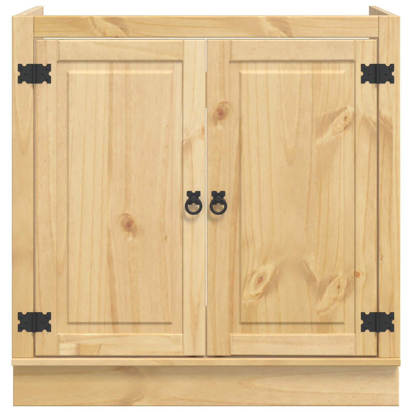 Kabinett SKI HonningBrun 80 x 46 x 81 cm Massiv furu
