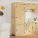 Kabinett SKI HonningBrun 66 x 58 x 207 cm Massiv furu