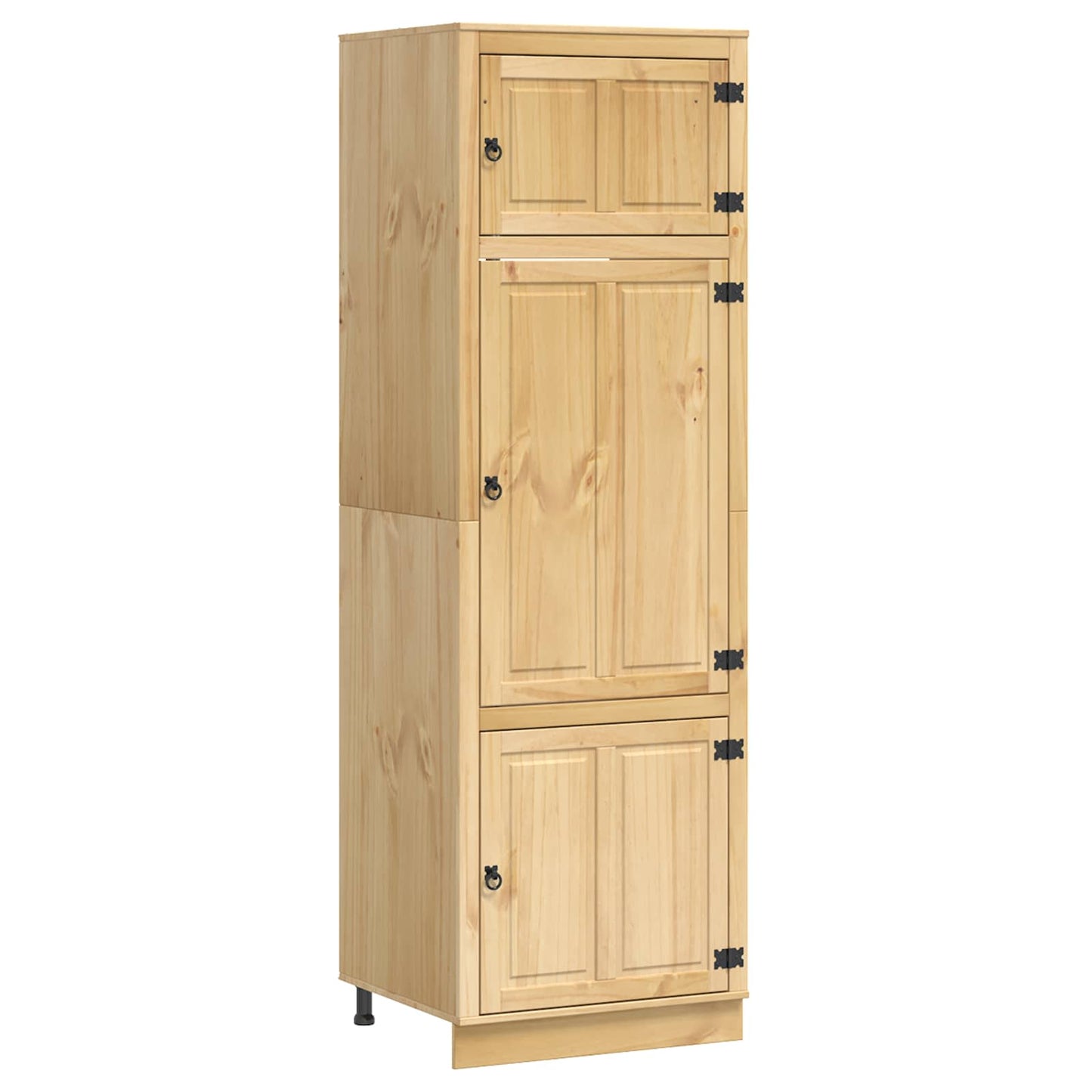 Kabinett SKI HonningBrun 66 x 58 x 207 cm Massiv furu