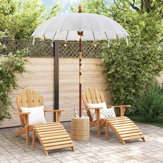 Balinesisk Parasol Krem 190 x 190 x 260 cm