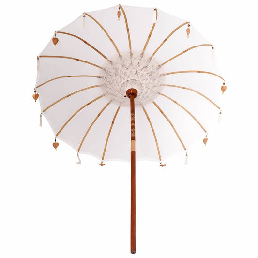 Balinesisk Parasol Krem 190 x 190 x 260 cm
