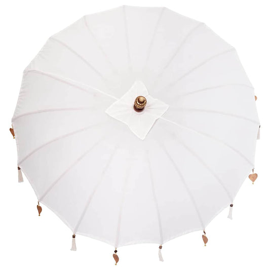 Balinesisk Parasol Krem 190 x 190 x 260 cm