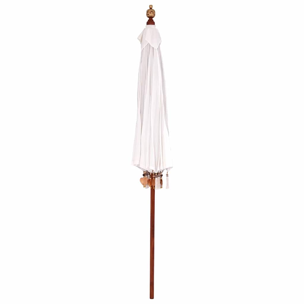 Balinesisk Parasol Krem 220 x 220 x 260 cm