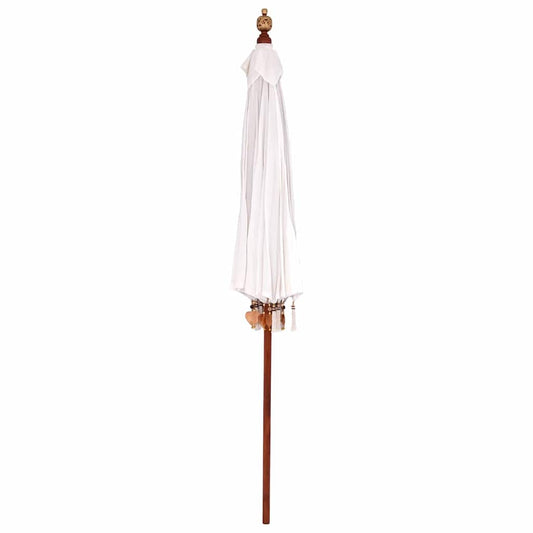 Balinesisk Parasol Krem 220 x 220 x 260 cm