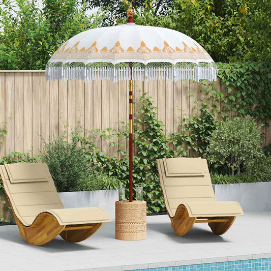 Balinesisk Parasol Krem 190 x 190 x 260 cm