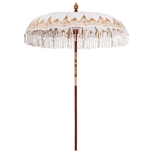 Balinesisk Parasol Krem 190 x 190 x 260 cm