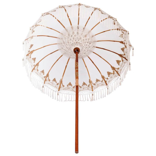 Balinesisk Parasol Krem 190 x 190 x 260 cm