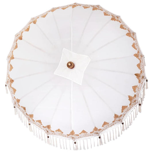 Balinesisk Parasol Krem 190 x 190 x 260 cm