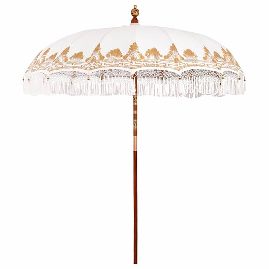 Balinesisk Parasol Krem 215 x 215 x 260 cm