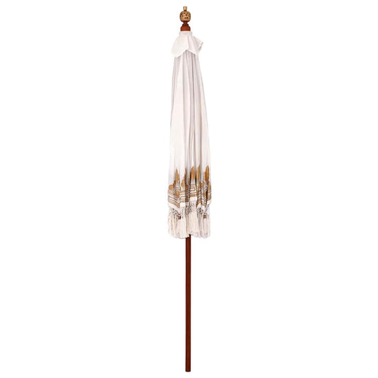 Balinesisk Parasol Krem 215 x 215 x 260 cm