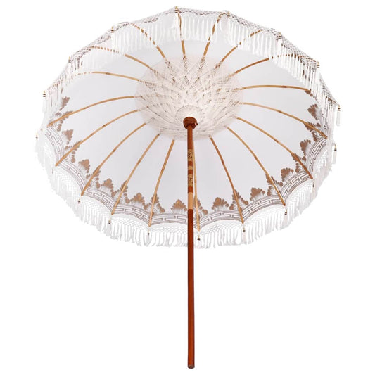 Balinesisk Parasol Krem 215 x 215 x 260 cm