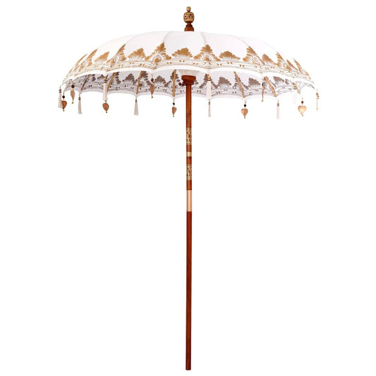 Balinesisk Parasol Krem 185 x 185 x 260 cm