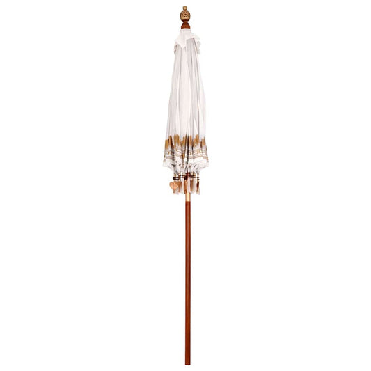 Balinesisk Parasol Krem 185 x 185 x 260 cm
