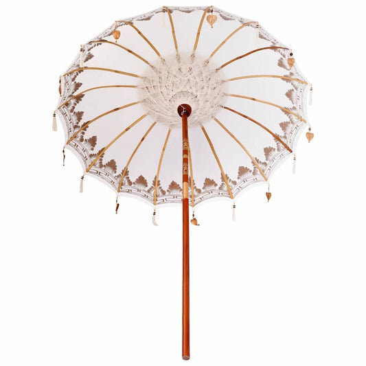 Balinesisk Parasol Krem 185 x 185 x 260 cm