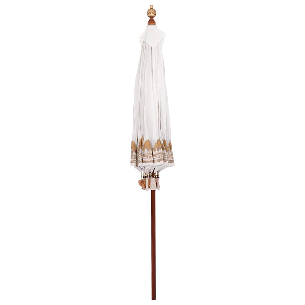 Balinesisk Parasol Krem 215 x 215 x 260 cm
