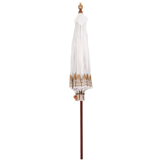 Balinesisk Parasol Krem 215 x 215 x 260 cm