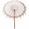 Balinesisk Parasol Krem (210-220) x 260 cm Bomull og solid tre