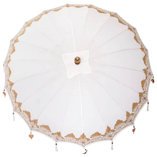 Balinesisk Parasol Krem 215 x 215 x 260 cm