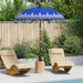Balinesisk Parasol Blå 185 x 185 x 260 cm