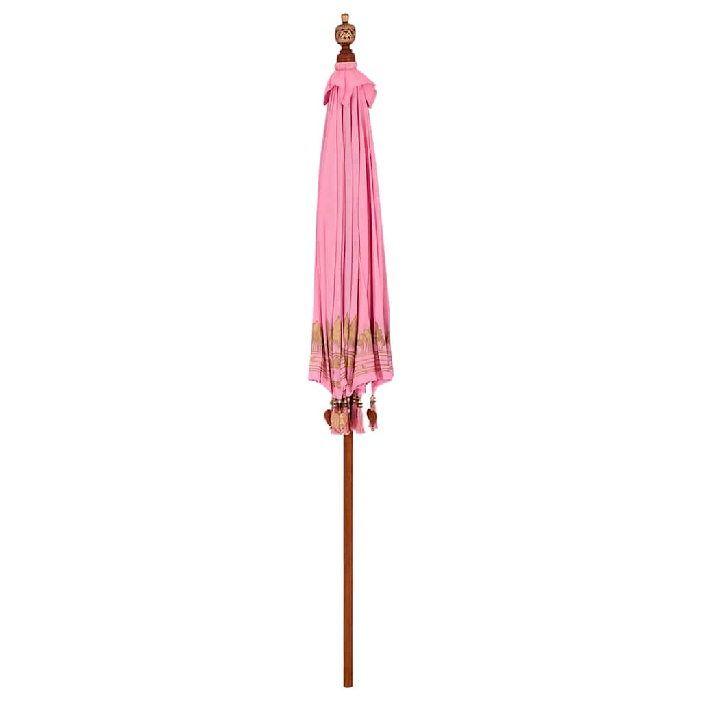 Balinesisk Parasol Rosa 215 x 215 x 260 cm