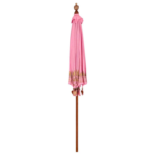 Balinesisk Parasol Rosa 215 x 215 x 260 cm