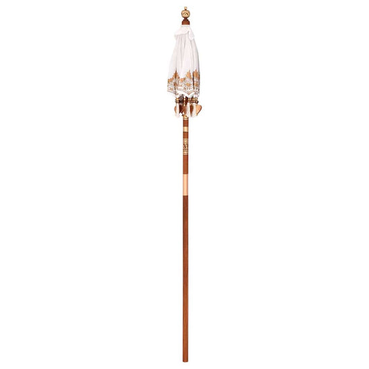 Balinesisk Parasol Krem 125 x 125 x 260 cm