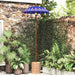 Balinesisk Parasol Blå 125 x 125 x 260 cm