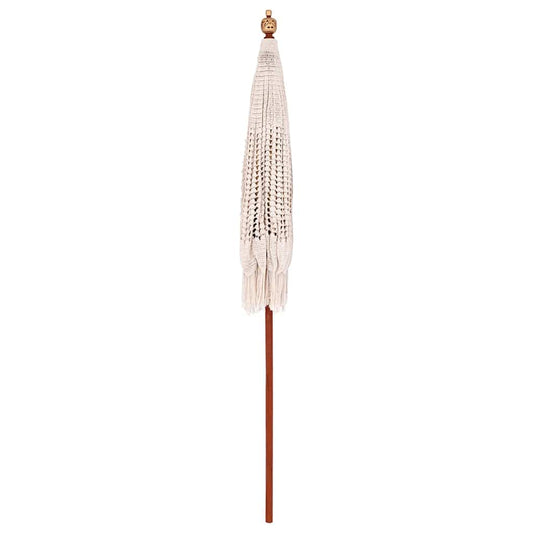 Makrame Parasol Krem 190 x 190 x 260 cm