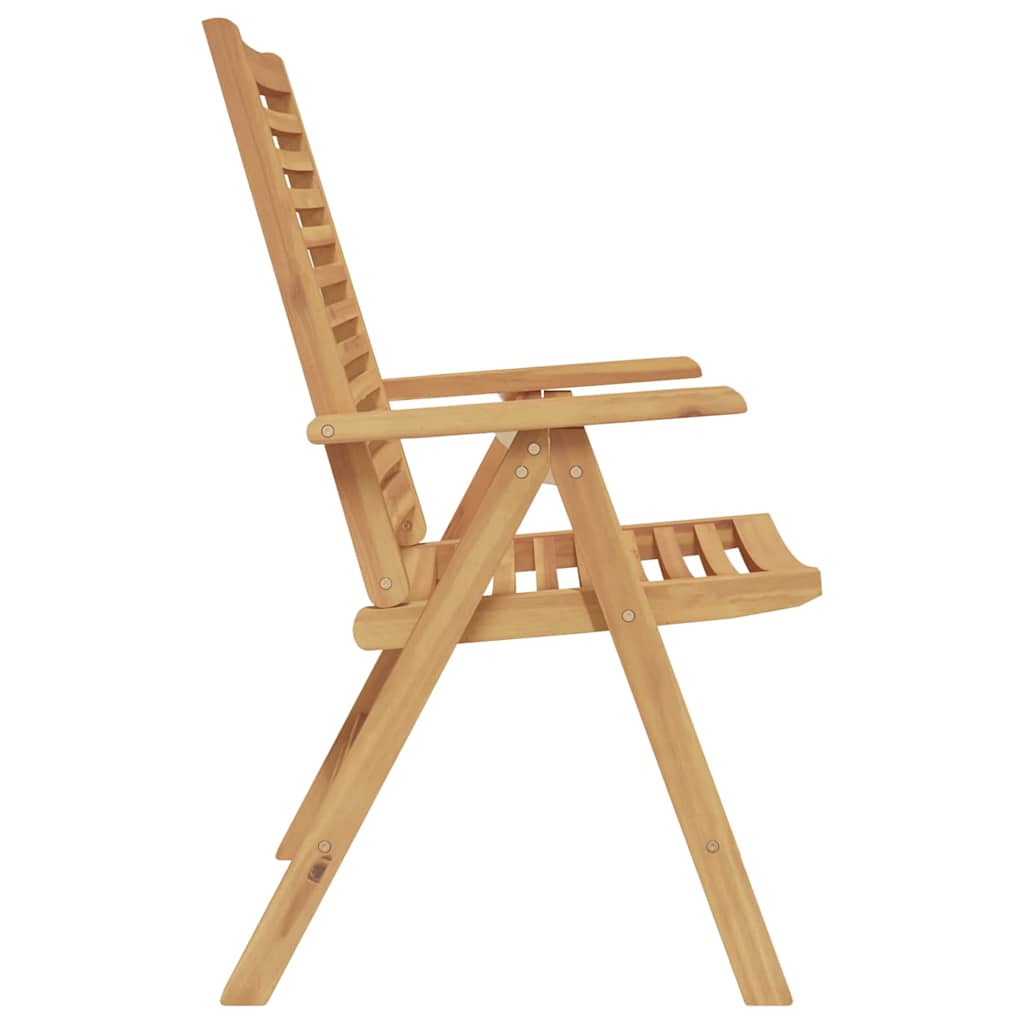 Stol 2 pcs Brun 64,5 x 52 x 108 cm Massivt Teaktre